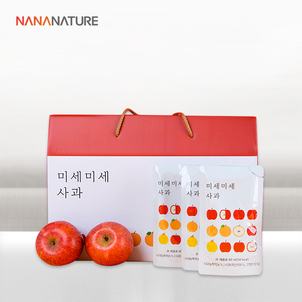 무농약 사과즙 배 모과 비타민C 함유 (80mlx30포)